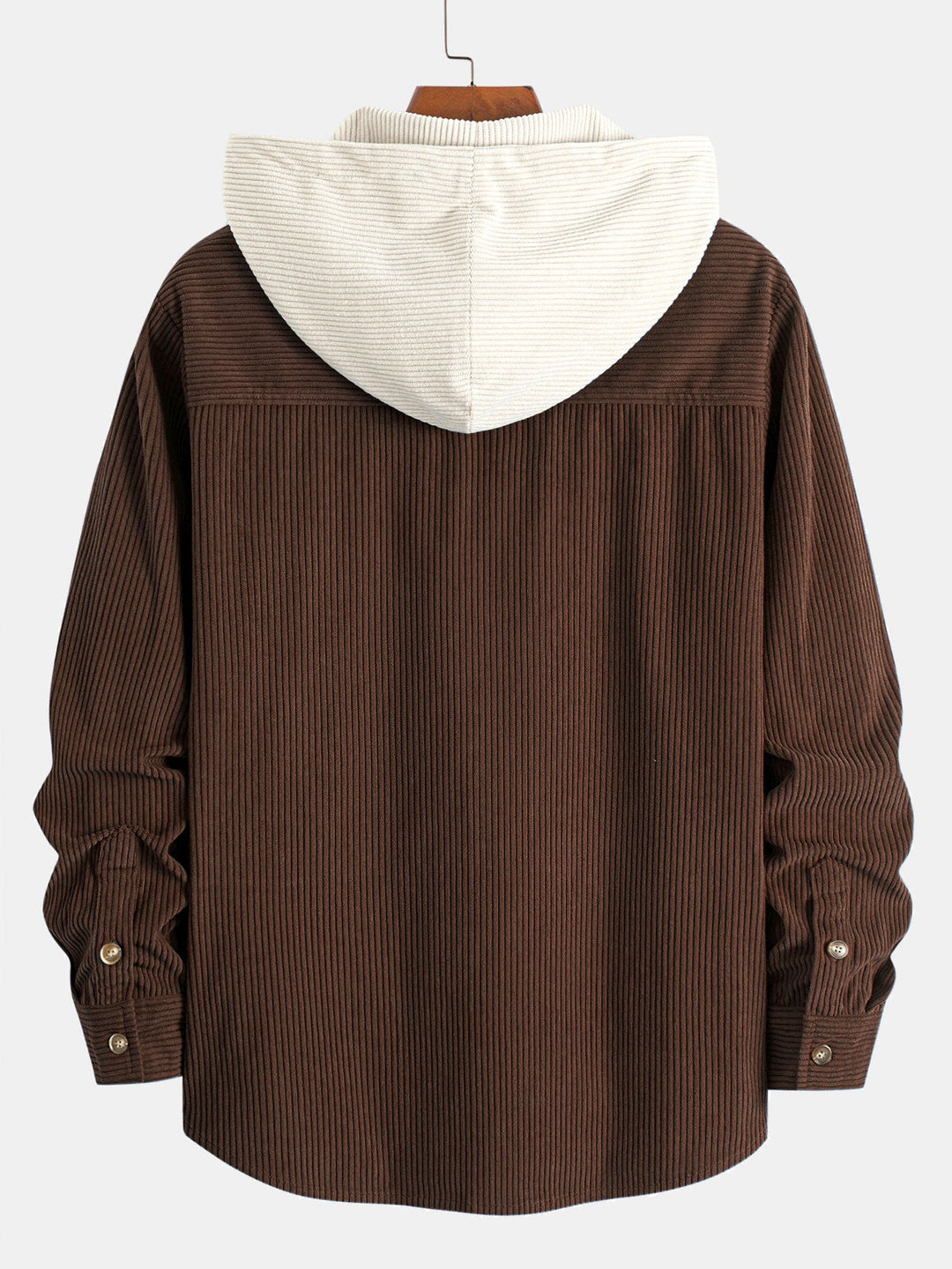 Luke - Corduroy Hooded Shirt