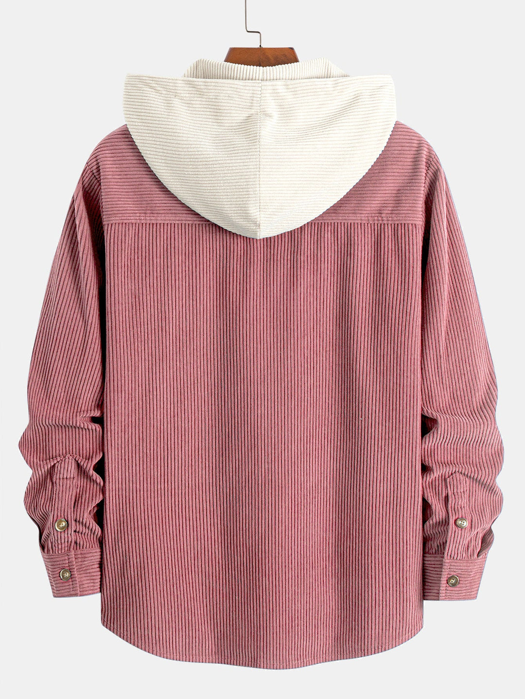 Luke - Corduroy Hooded Shirt