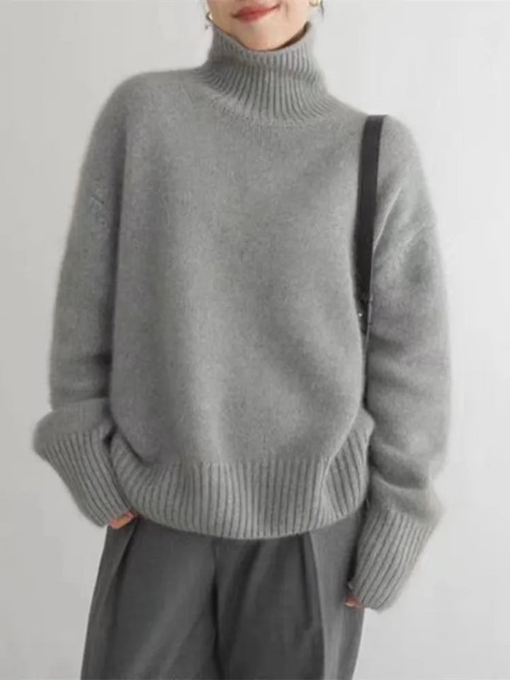Isabella - High Collar Knit
