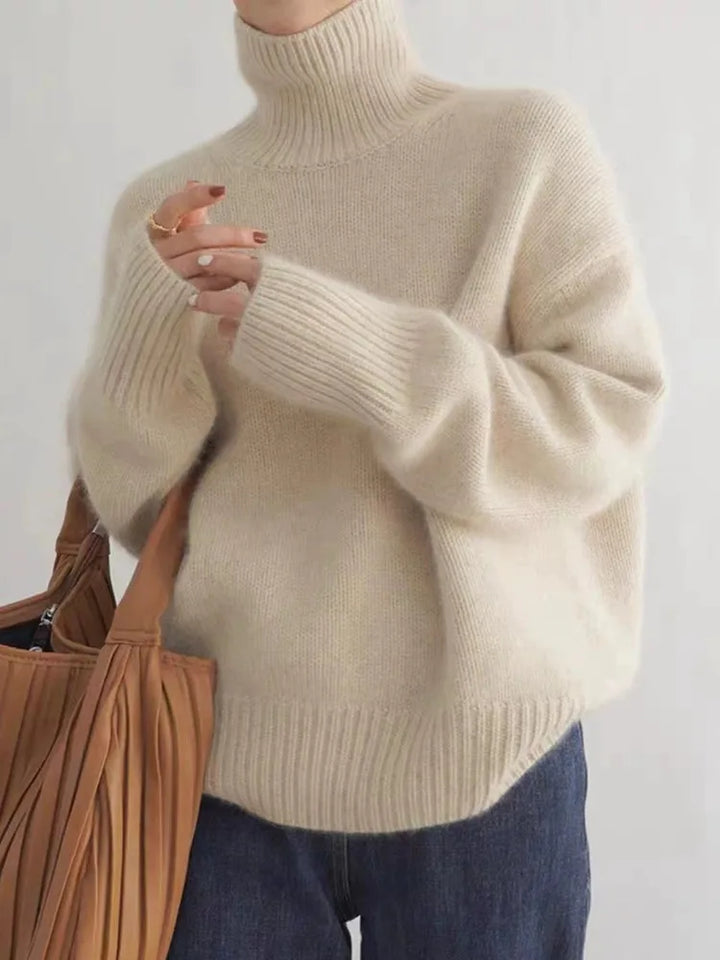 Isabella - High Collar Knit