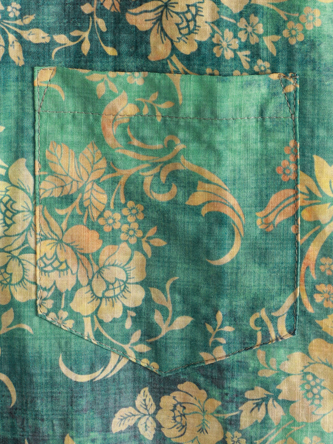 Harry - Floral Shirt Green