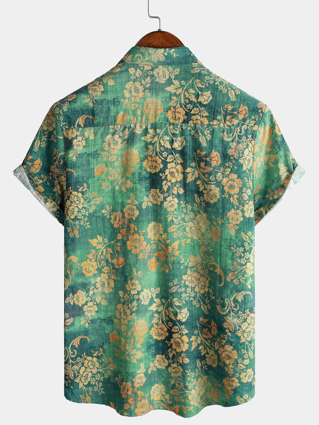 Harry - Floral Shirt Green