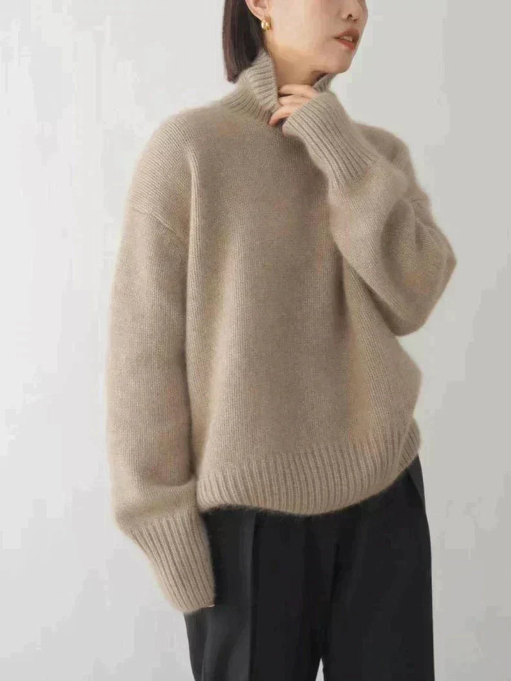 Isabella - High Collar Knit