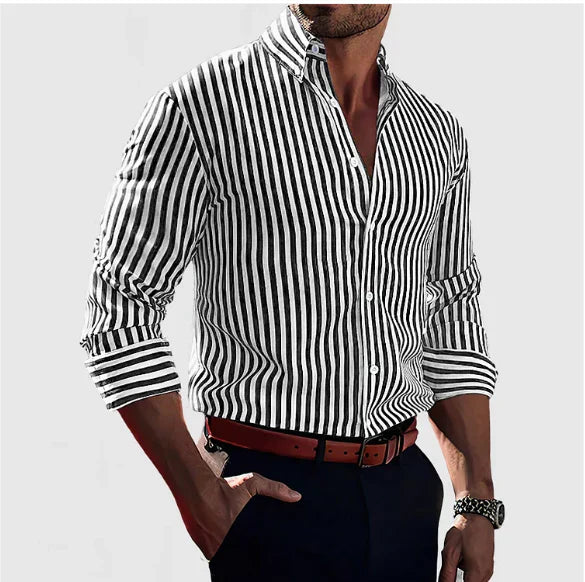 Samuel - Elegant Striped Shirt