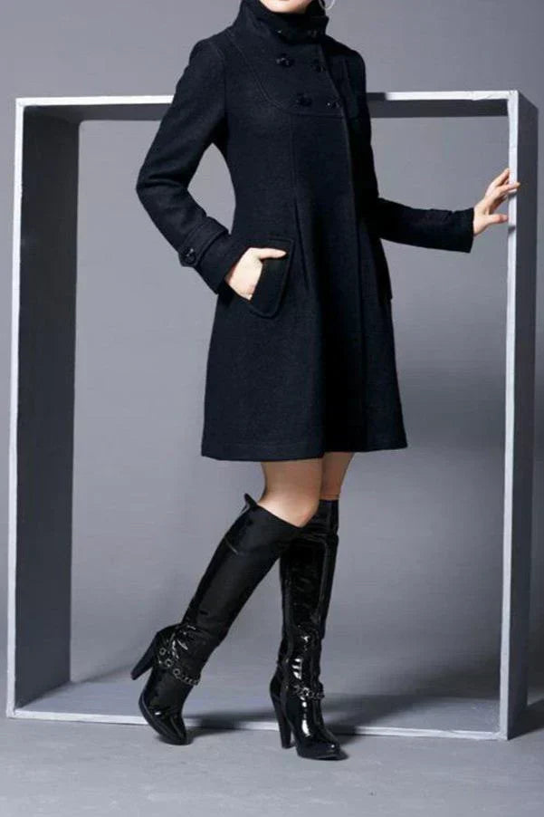 Ariana - Elegant Wool Coat