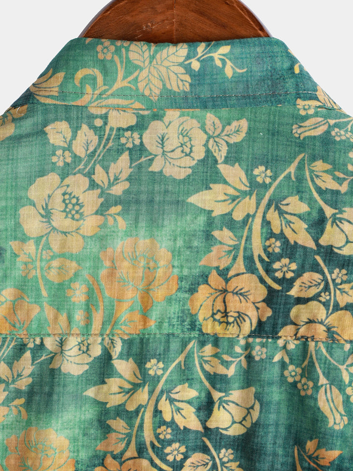 Harry Floral Shirt Green
