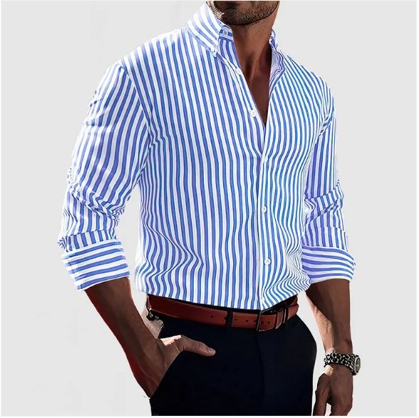 Samuel - Elegant Striped Shirt