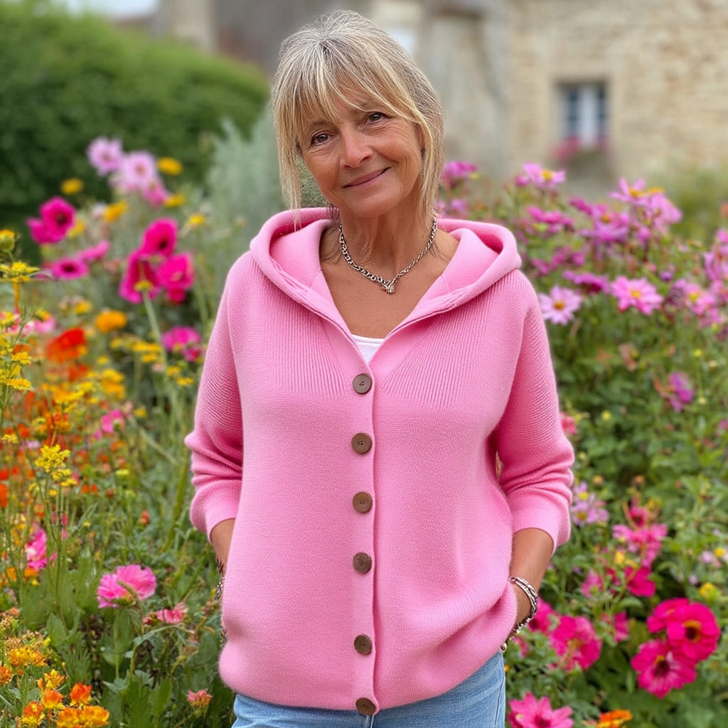 Clara - Hooded Knit Cardigan